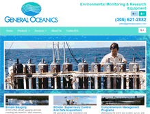 Tablet Screenshot of generaloceanics.com